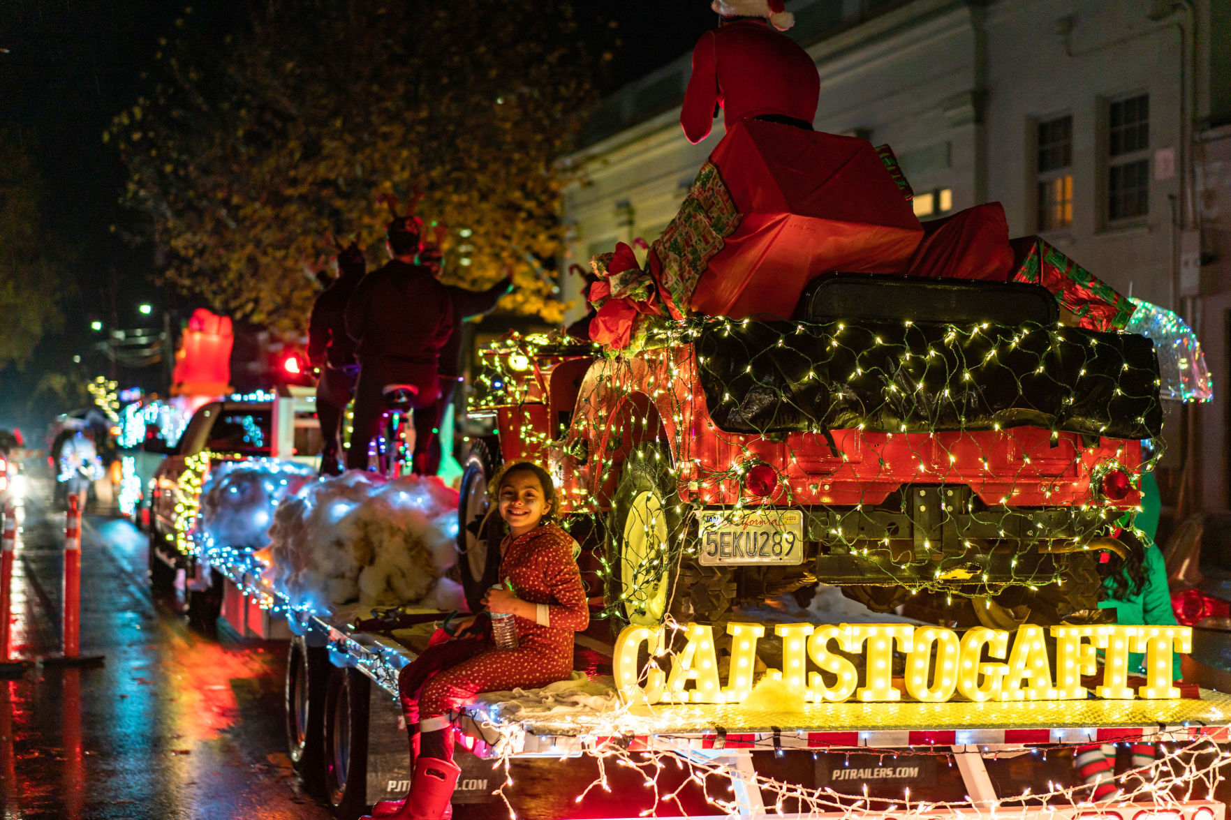 Calistoga Lighted Tractor Parade 2019